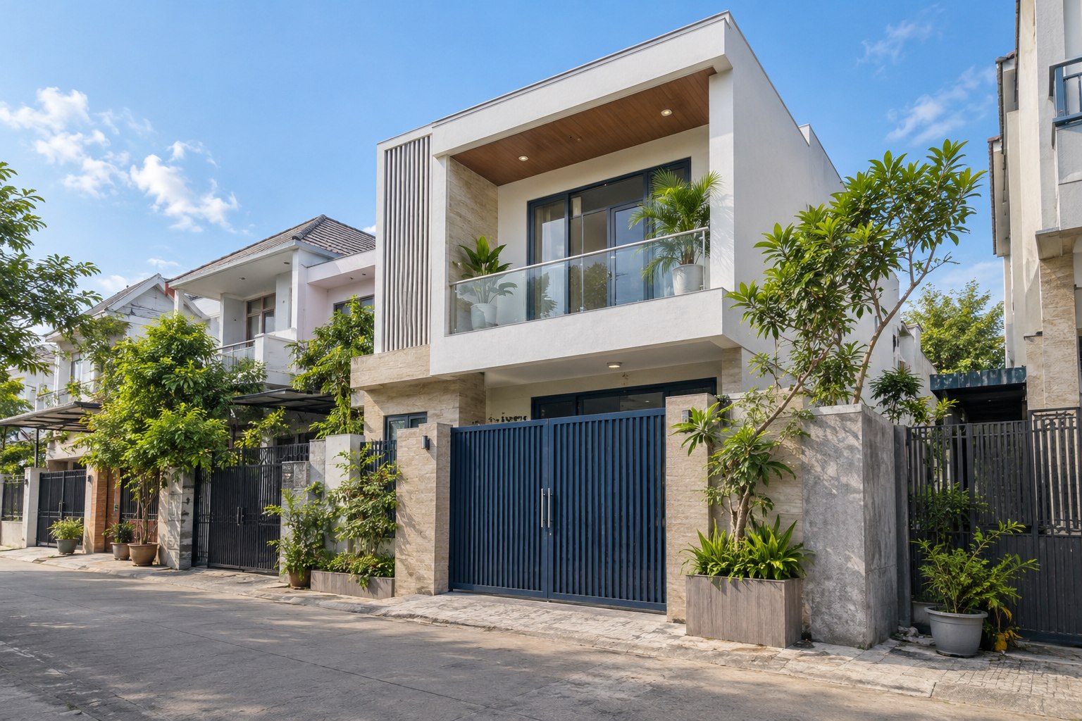 Kiến trúc nhà ở minh họa