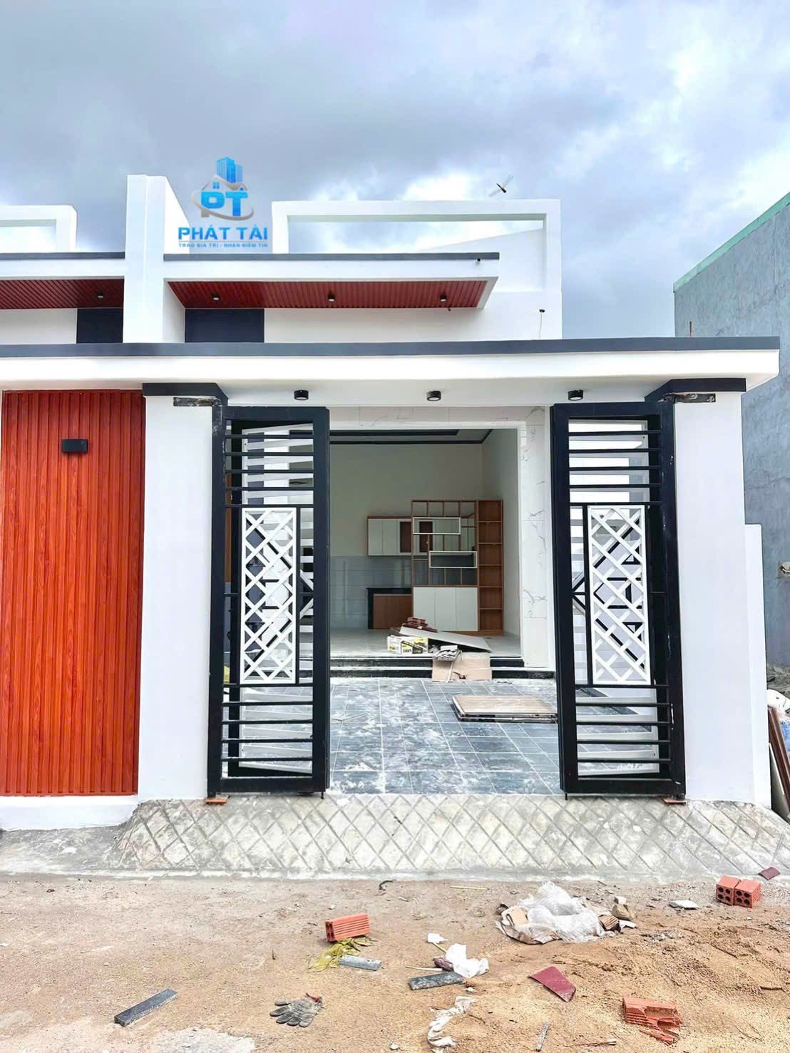 Nhà cấp 4 3 phòng ngủ gần THCS Thạnh Phú — trả trước 350 triệu