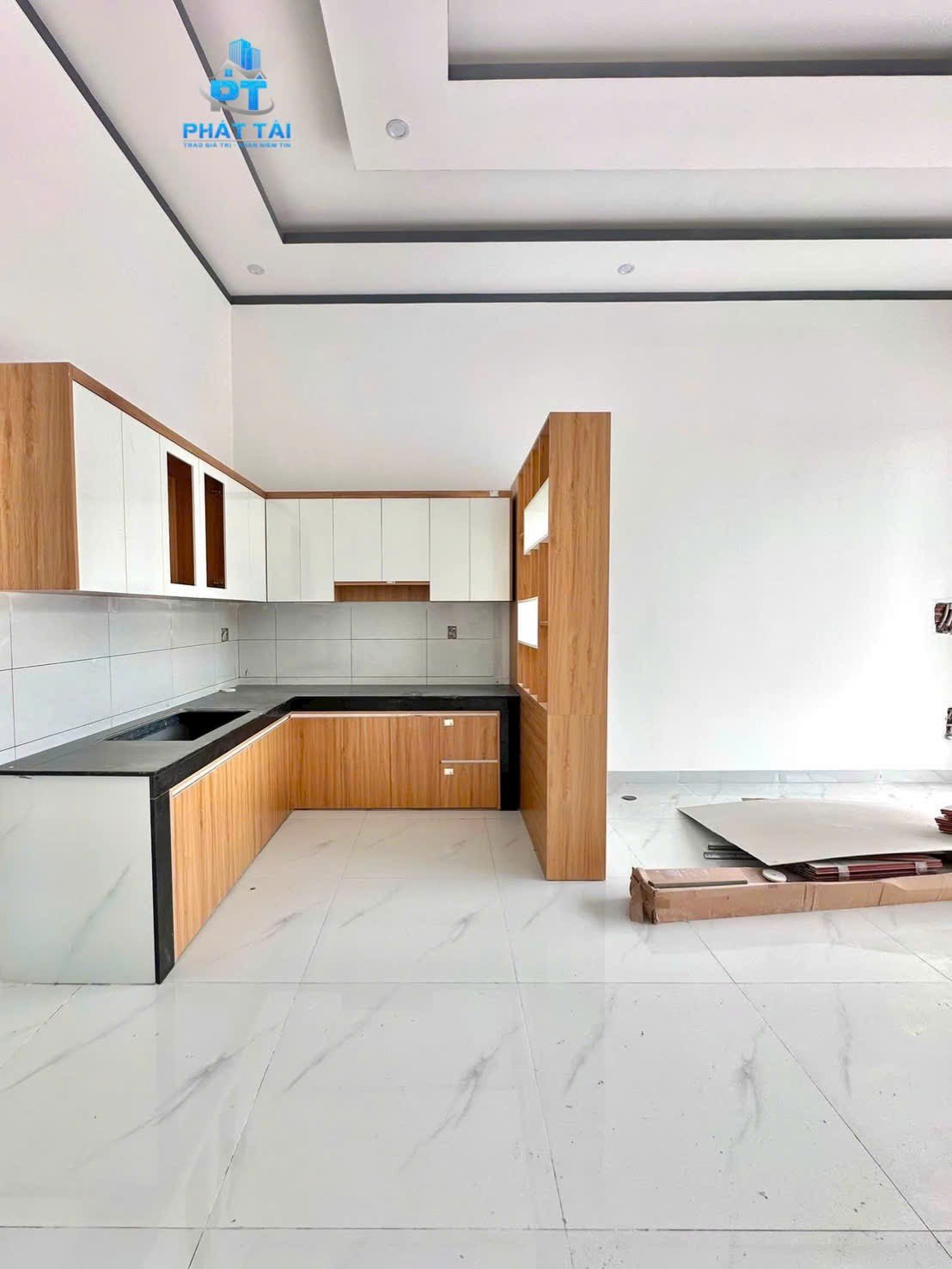 Nhà cấp 4 3 phòng ngủ gần THCS Thạnh Phú — trả trước 350 triệu